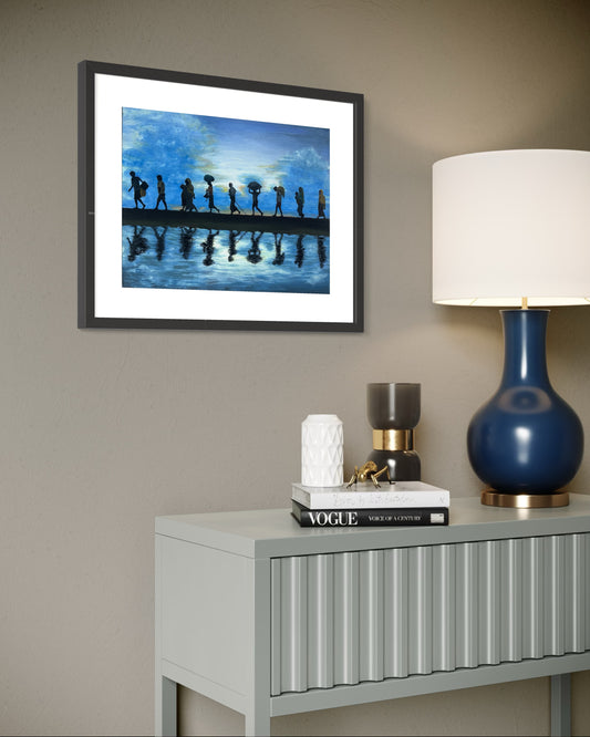 The Flee 40x30